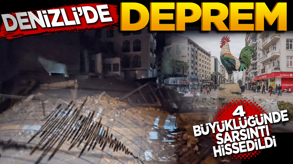 Denizli'nin Buldan ilçesinde 4 büyüklüğünde deprem meydana geldi.