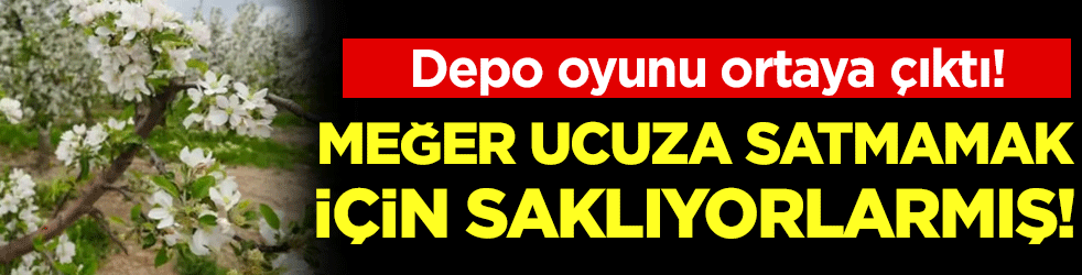 Depo oyunu ortaya çıktı! Meğer ucuza satmamak için saklıyorlarmış!