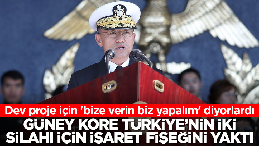 Dev proje için 'bize verin biz yapalım' diyorlardı: Güney Kore Türkiye'nin iki silahı için işaret fişeğini yaptı