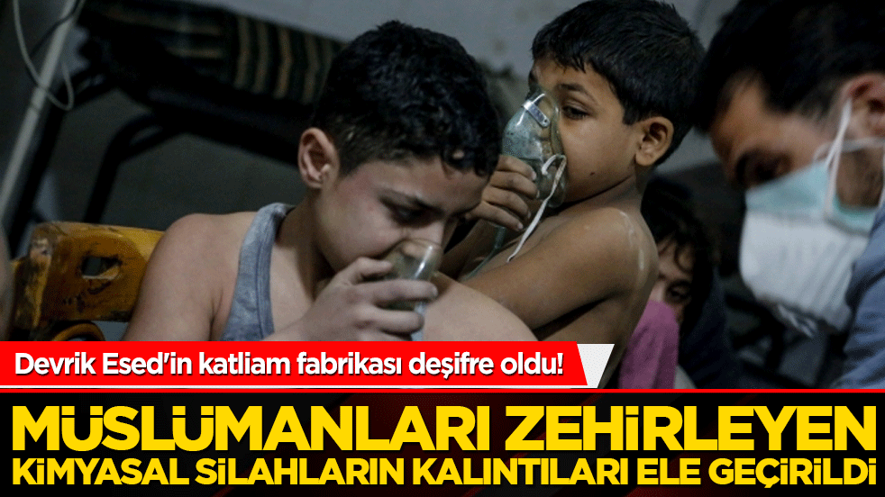 Devrik Esed'in katliam fabrikası deşifre oldu! Doğu Guta ve Hama'da Müslümanları zehirleyen kimyasal silahların kalıntıları ele geçirildi!