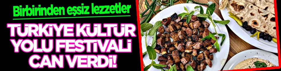 Dikkat çeken lezzetler: Türkiye Kültür Yolu Festivali Mersin esnafına can suyu oldu