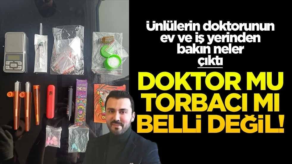 Doktor mu torbacı mı belli değil! Ünlülerin doktorunun ev ve iş yerinden bakın neler çıktı
