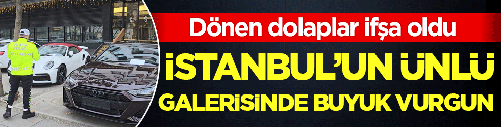 Dönen dolaplar ifşa oldu! İstanbul'un ünlü galerisinde büyük vurgun!