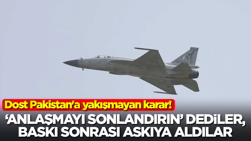 Dost Pakistan'a yakışmayan karar! 'Anlaşmayı sonlandırın' dediler, maalesef askıya aldılar