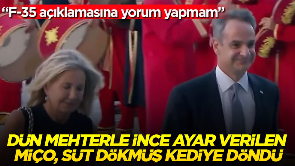 Dün mehterle ince ayar verilen Miço, resmen süt dökmüş kediye döndü: "F-35 açıklamasına yorum yapmam" 