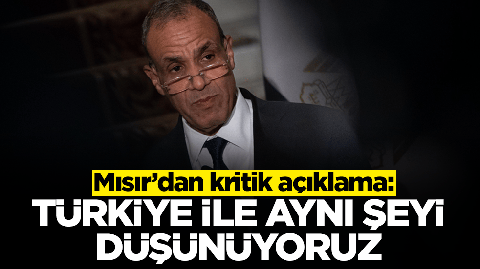 Dünya 'artık bu kriz bitsin' diyor! Mısır'dan kritik açıklama geldi: Türkiye ile aynı şeyi düşünüyoruz
