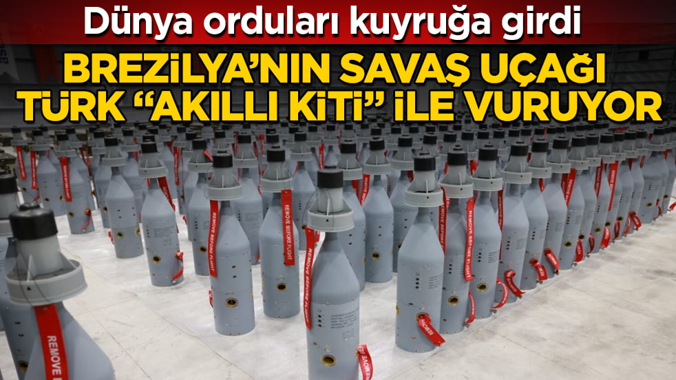 Dünya orduları kuyruğa girdi! Brezilya’nın savaş uçağı Türk "akıllı kiti" ile vuruyor