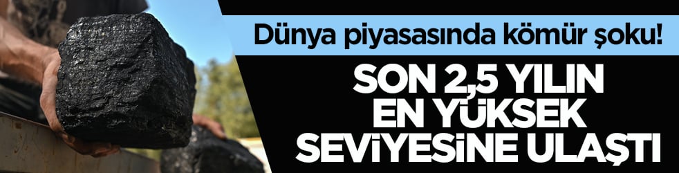 Dünya piyasasında kömür şoku! Son 2,5 yılın en yüksek seviyesine ulaştı
