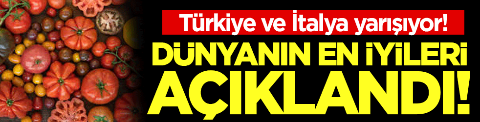 Dünyanın en iyileri açıklandı! Türkiye ve İtalya yarışıyor!