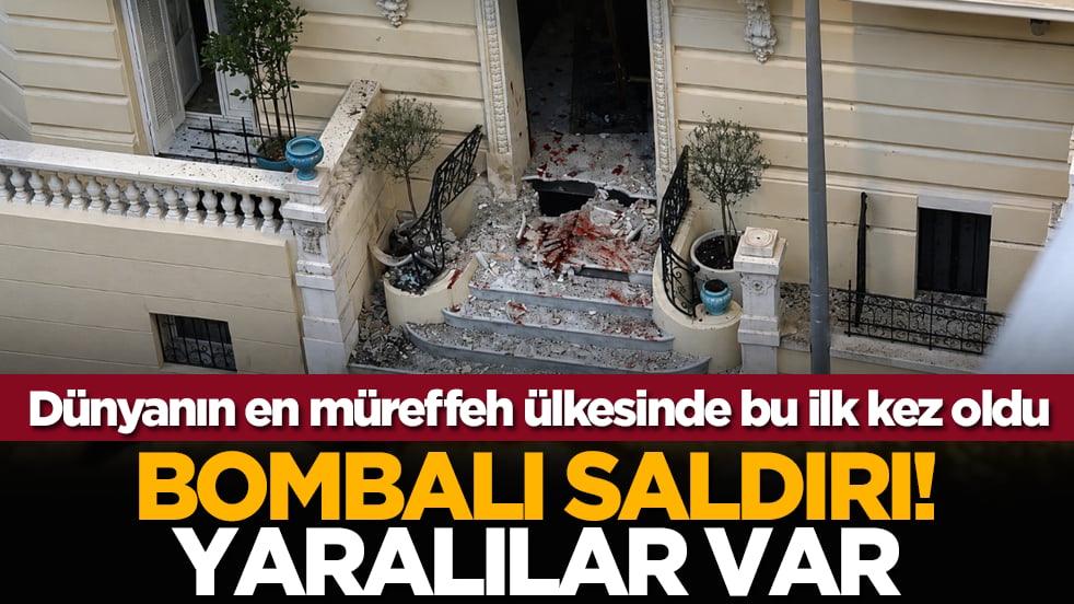 Dünyanın en müreffeh ülkesinde bu ilk kez oldu: Bombalı saldırı! yaralılar var