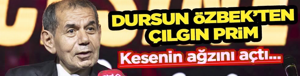 Dursun Özbek'ten tam 3 katı! Galatasaray'da Juventus maçı için çılgın prim verilecek!