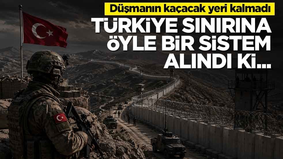 Düşmanın kaçacak yeri kalmadı! Türkiye sınırına öyle bir sistem kurduk ki…