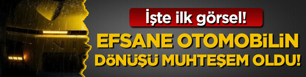 Efsane otomobil geri dönüyor: İşte ilk görsel!