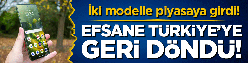 Efsane telefon markası Türkiye'ye geri döndü: İşte fiyatı ve özellikleri!