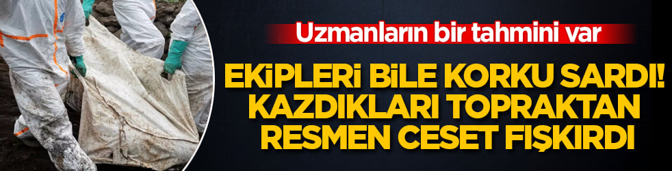 Ekipleri bile korku sardı! Kazdıkları topraktan resmen ceset fışkırdı: Uzmanların bir tahmini var 