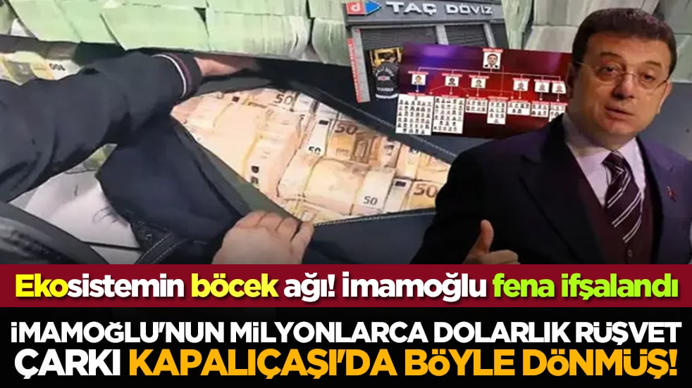 Ekosistemin böcek ağı! Ekrem İmamoğlu'nun milyonlarca dolarlık rüşvet çarkı Kapalıçaşı'da böyle dönmüş!