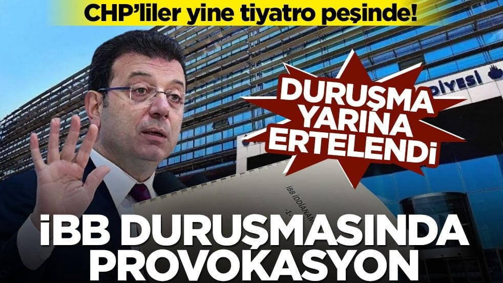 Ekrem ve saz arkadaşları hesap veriyor! 5’inci duruşma yarına ertelendi... CHP'liler yine tiyatro peşinde