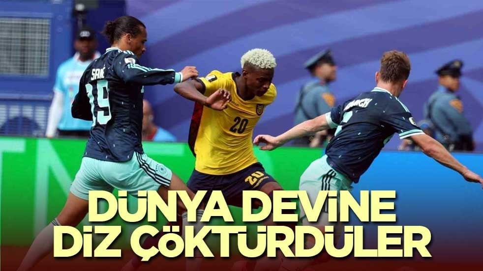 Ekvador, Almanya'ya diz çöktürdü!