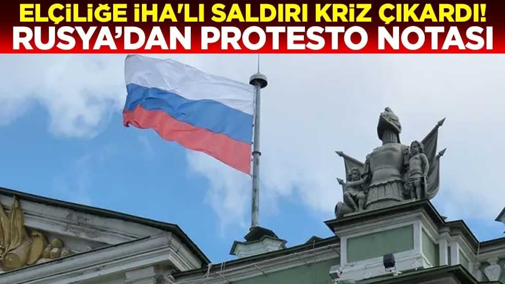 Elçiliğe İHA'lı saldırı kriz çıkardı! Rusya’dan İsveç’e protesto notası