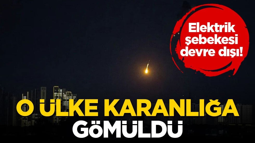 Elektrik şebekesi devre dışı! O ülke karanlığa gömüldü