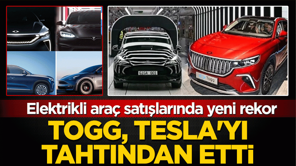 Elektriklide yerli güç: Togg, Tesla’yı solladı! Şubatta zirve T10X'in