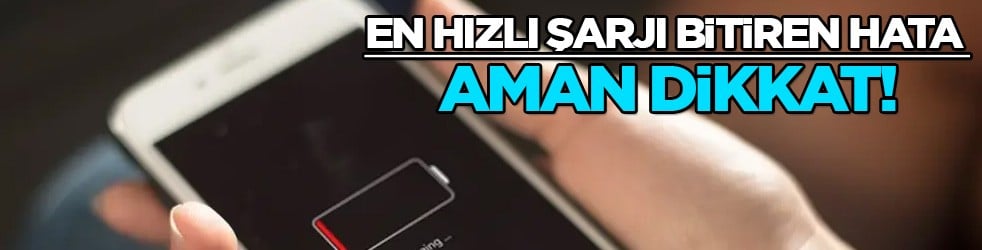 En hızlı şarjı bitiren hata ortaya çıktı: Çok kritik uyarı! Tavsiye bu 7 ayarı kontrol edin