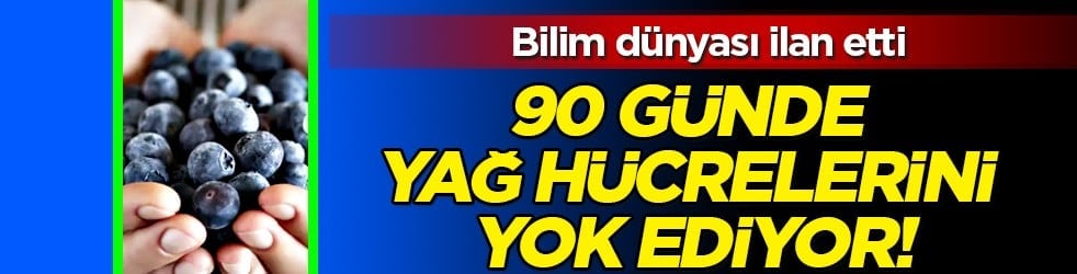 En hızlı zayıflatan yiyecek açıklandı... 90 günde yağ hücrelerini yok ediyor! 