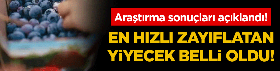 En hızlı zayıflatan yiyecek belli oldu! 90 günde bütün yağları eritiyor!