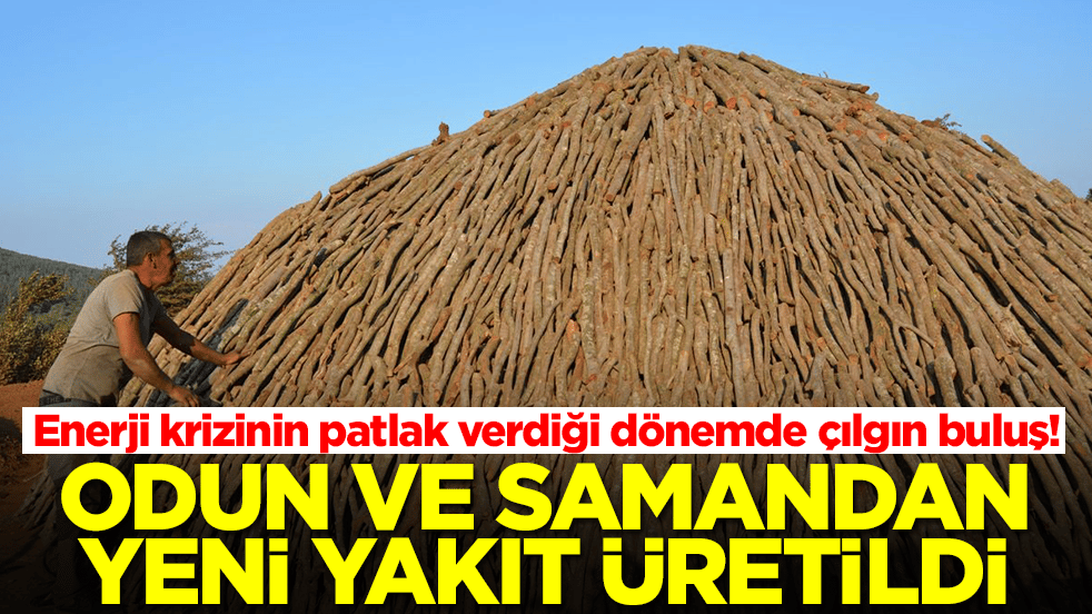 Enerji krizinin patlak verdiği dönemde çılgın buluş! Odun ve samandan yeni yakıt üretildi