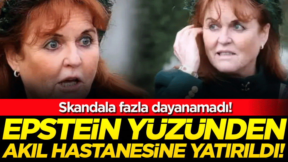 Epstein yüzünden akıl hastanesine yatırıldı! Skandala fazla dayanamadı!