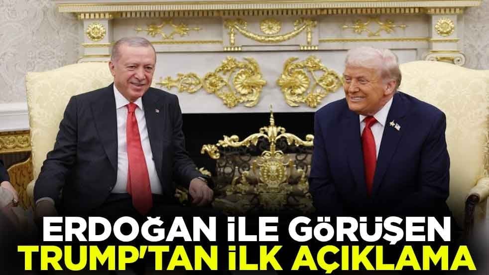 Erdoğan ile görüşen Trump'tan ilk açıklama