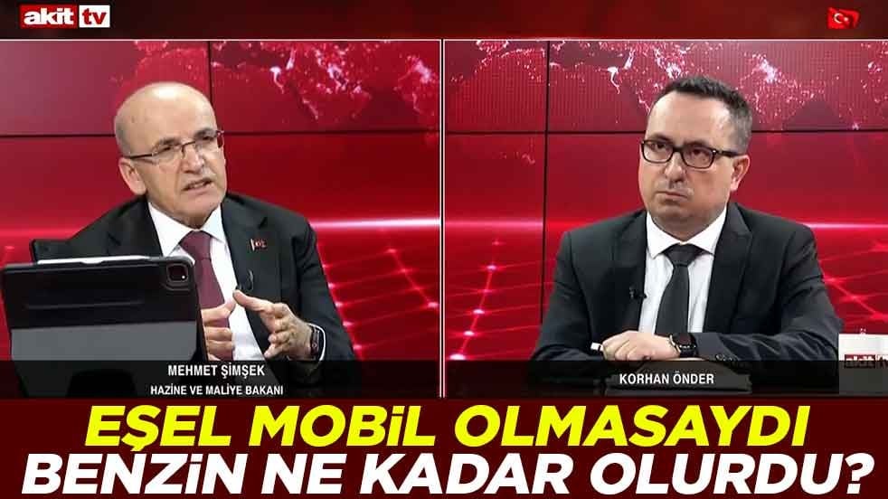 Eşel Mobil olmasaydı benzin ne kadar olurdu? Bakan Şimşek Akit TV'de duyurdu