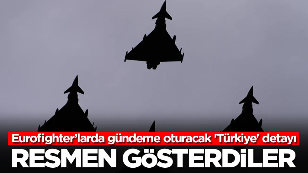 Eurofighter savaş uçaklarında gündeme oturacak 'Türkiye' detayı: Resmen gösterdiler, peş peşe havalandı