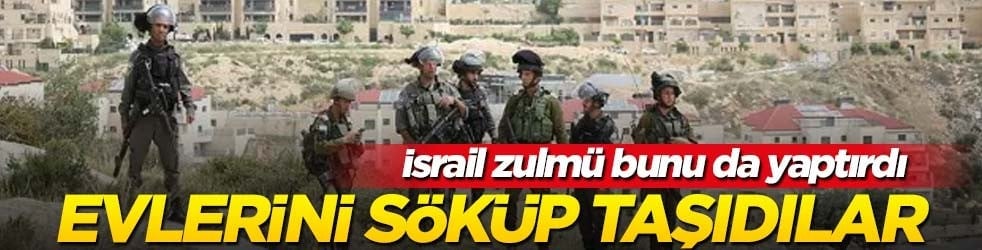 Evlerini sökerek bölgeden ayrıldılar! İsrail zulmü bunu da yaptırdı