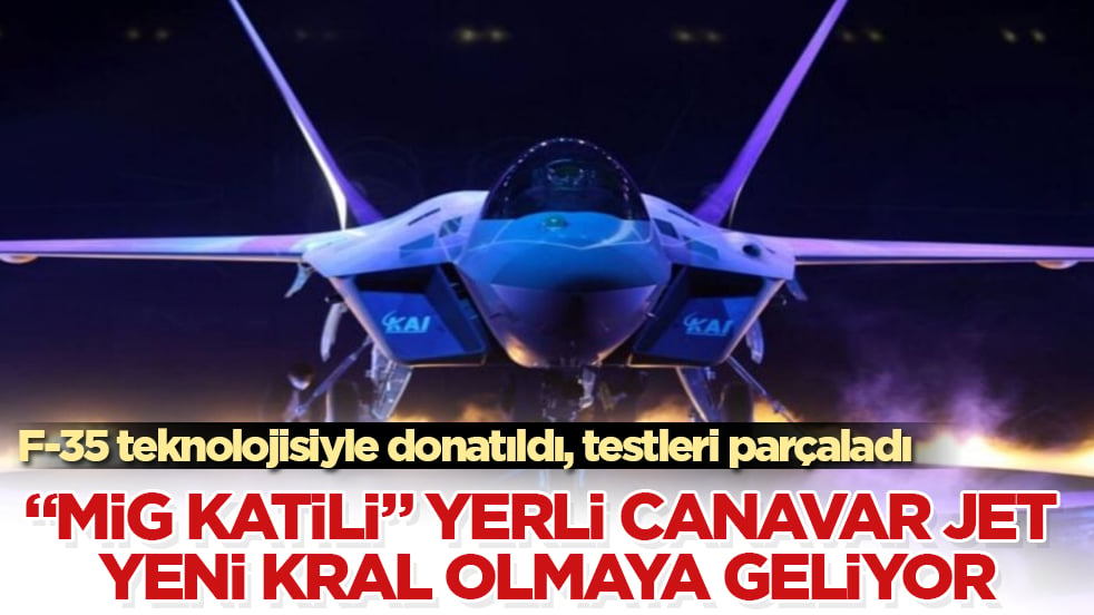 F-35 teknolojisiyle donatıldı, testleri parçaladı! "MiG katili" yerli canavar jet, göklerin yeni kralı olmaya geliyor