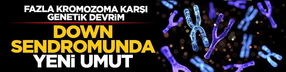 Fazla kromozoma karşı genetik devrim: Down sendromunda yeni umut