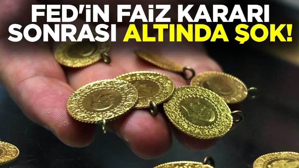 Fed'in faiz kararı sonrası altında şok!