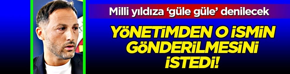 Fenerbahçe'de ilk ayrılık belli! Tedesco, yıldız isme 'Güle güle' dedi