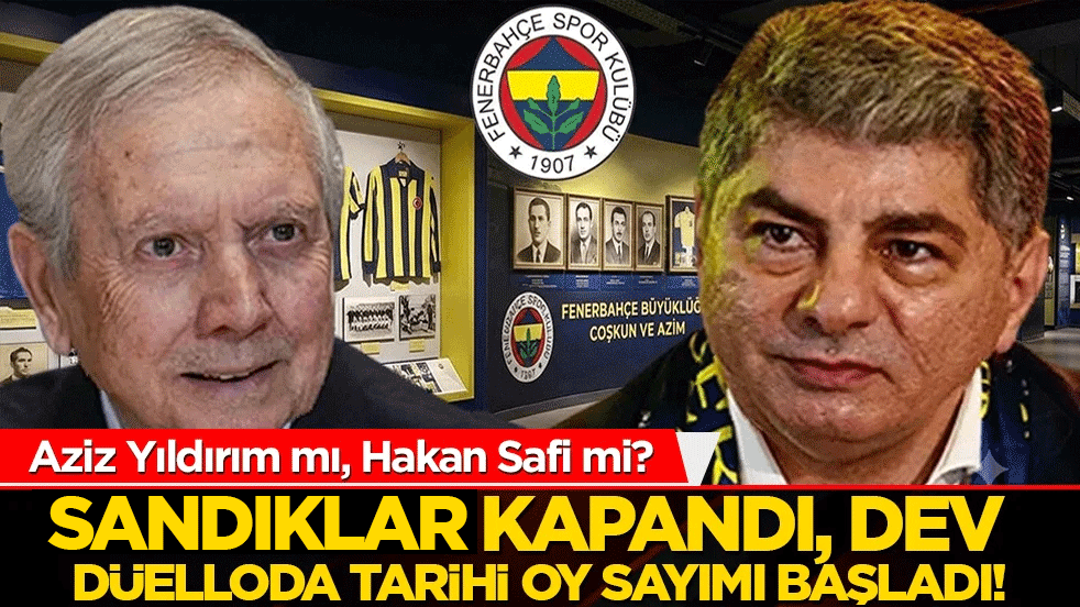 Fenerbahçe'de seçim tamamlandı, nefesler tutuldu! Sandıklar kapandı, dev düelloda tarihi oy sayımı başladı!