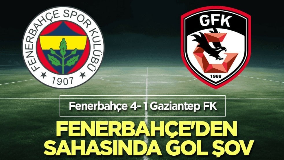 Fenerbahçe'den sahasında gol şov
