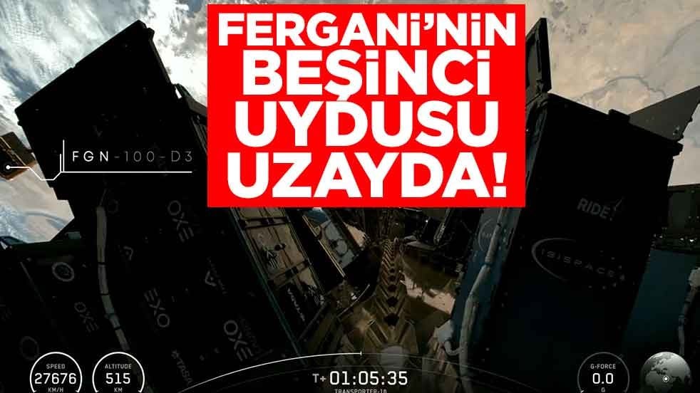Fergani'nin beşinci uydusu uzayda!