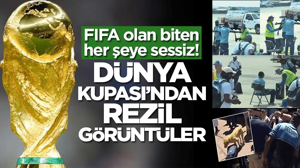 FIFA peş peşe yaşanan skandallara sessiz: Dünya Kupası'ndan rezil görüntüler