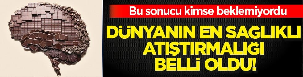 Flavonoid adı verilen... Dünyanın en sağlıklı atıştırmalığı belli oldu