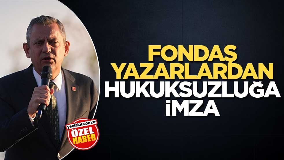 Fondaş yazarlardan hukuksuzluğa imza