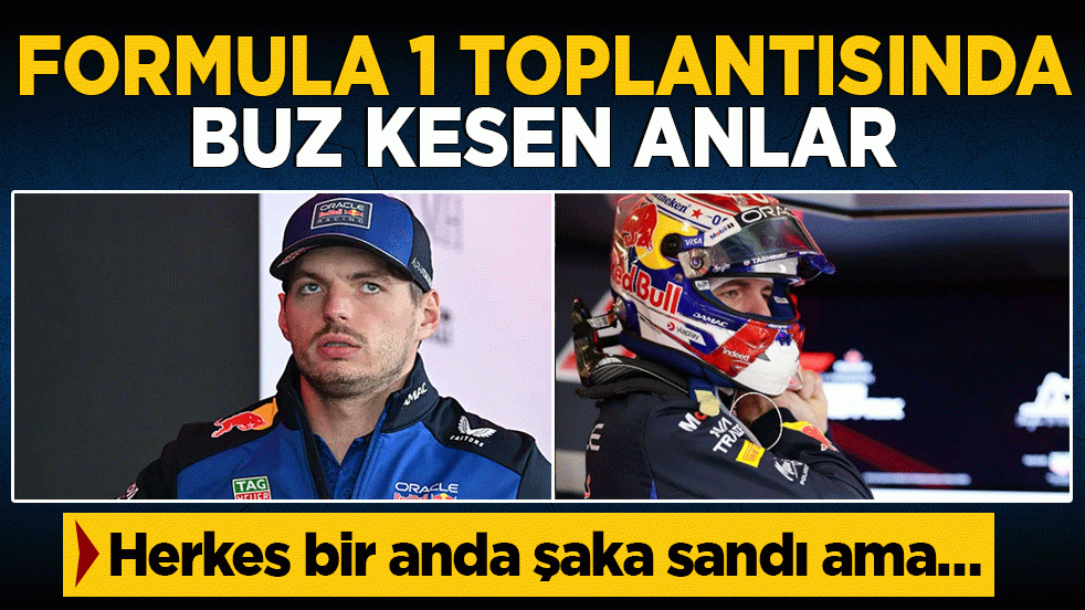 Formula 1 toplantısında buz kesen anlar: Herkes bir anda şaka sandı ama…