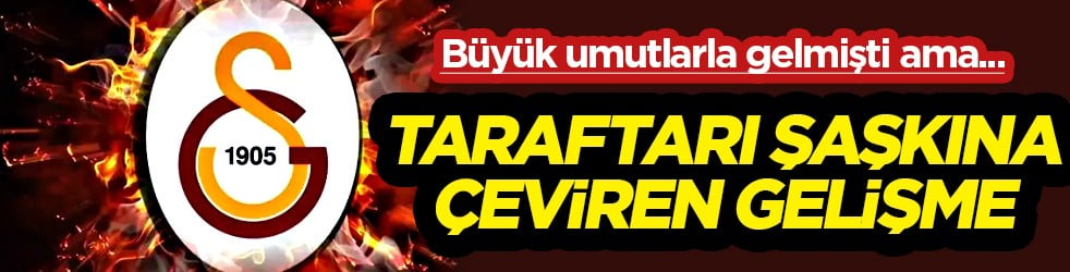 Galatasaray'a büyük şok! Şaşkına çeviren gelişme maalesef yaşanacak Cim-Bom'da...