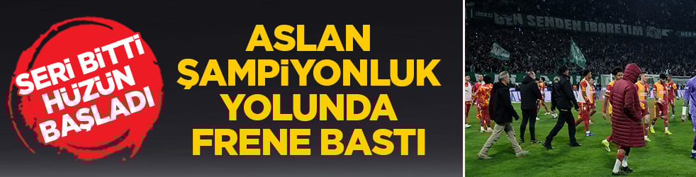 Galatasaray’ın serisi bozkırda son buldu! 10 maçtır bileği bükülmeyen Cimbom, Konyaspor kalesini geçemedi