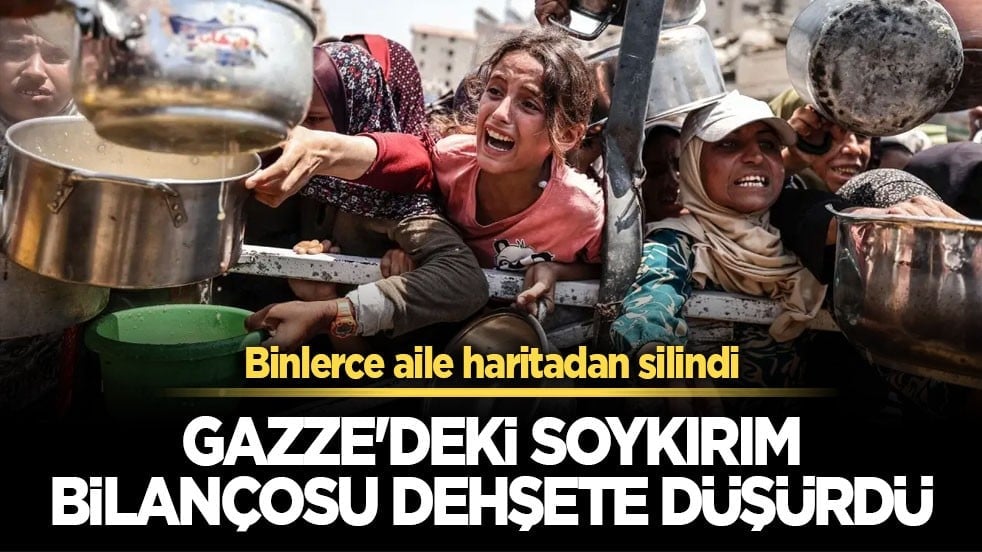 Gazze'deki soykırım bilançosu dehşete düşürdü! Binlerce aile haritadan silindi!