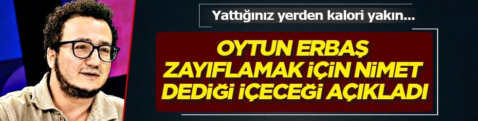 Gelin ve bunu yapın! Prof. Dr. Oytun Erbaş zayıflamak için nimet dediği içeceği açıklad!