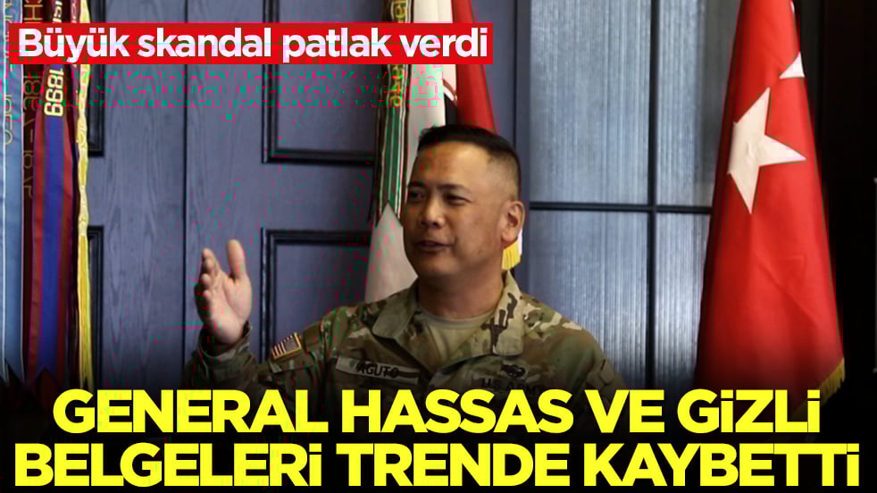 General hassas ve gizli belgeleri trende kaybetti! Büyük skandal patlak verdi
